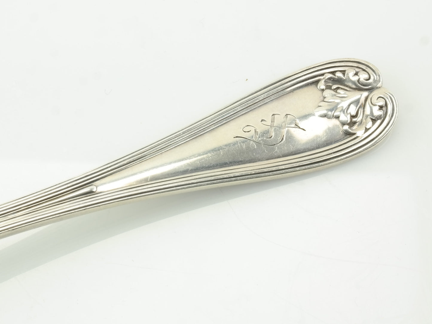 Vintage Sterling Silver Monogrammed Tiffany & Co Serving Colonial Spoon