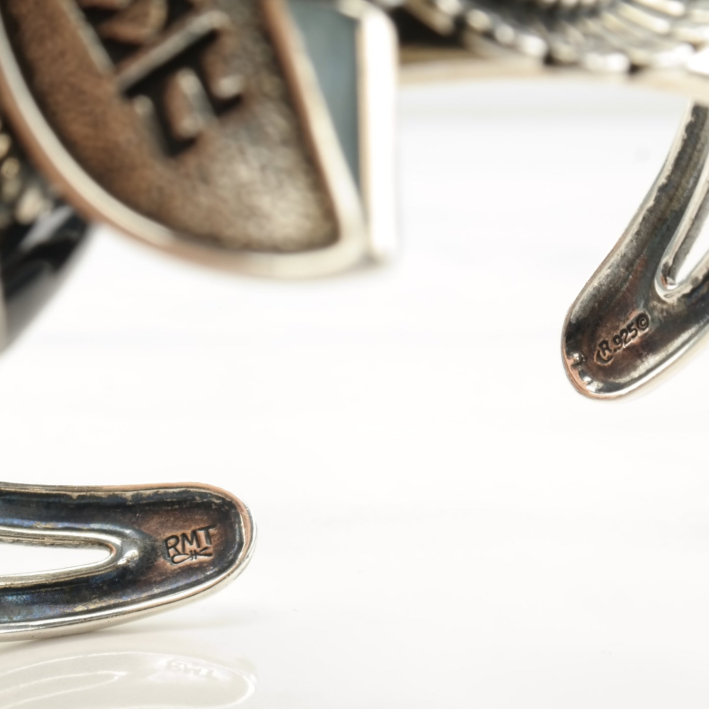 Relios Sterling Silver Turquoise Butterfly Rain Dancer Cuff Bracelet BR2131