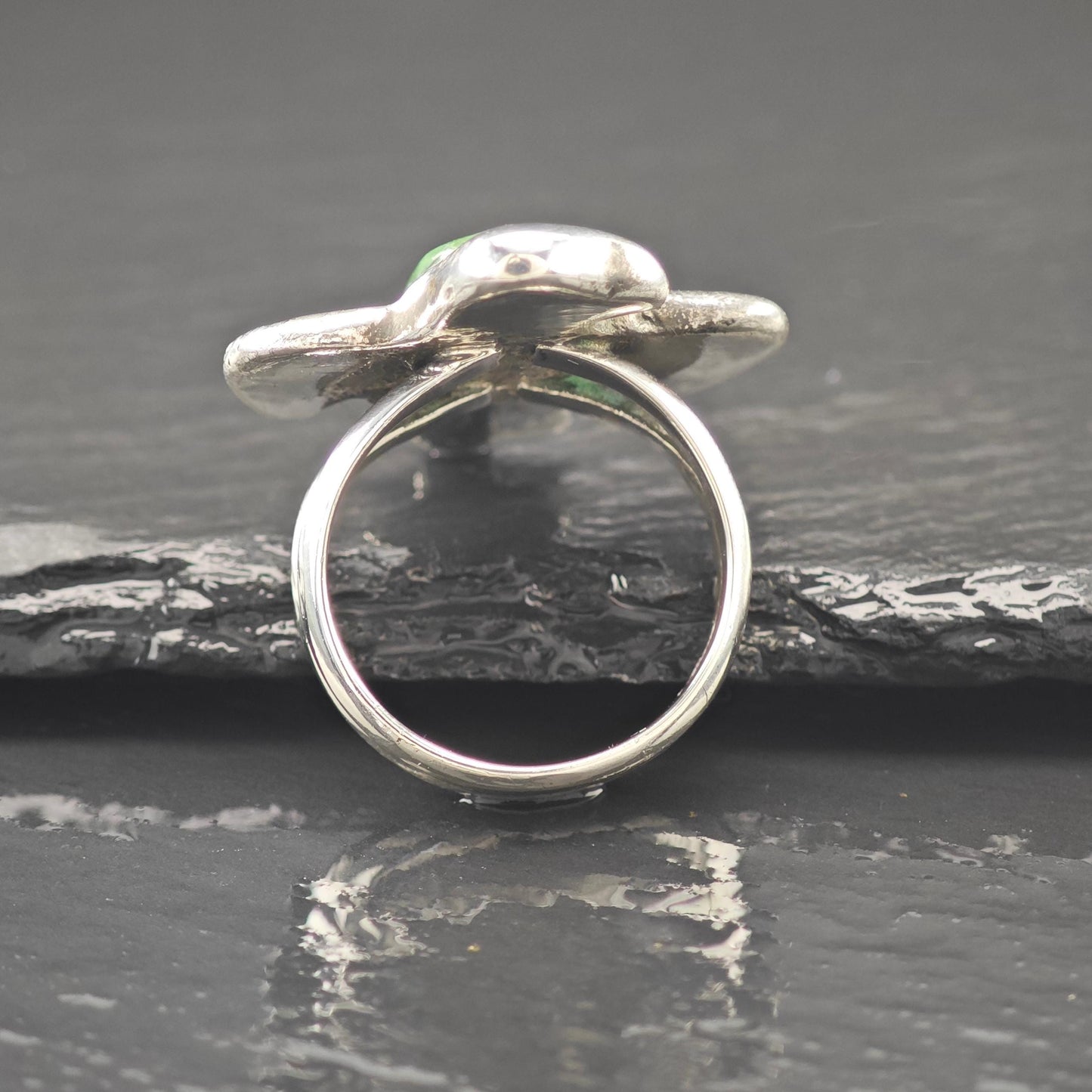 SW Thunderbird Turquoise Ring Sterling Silver