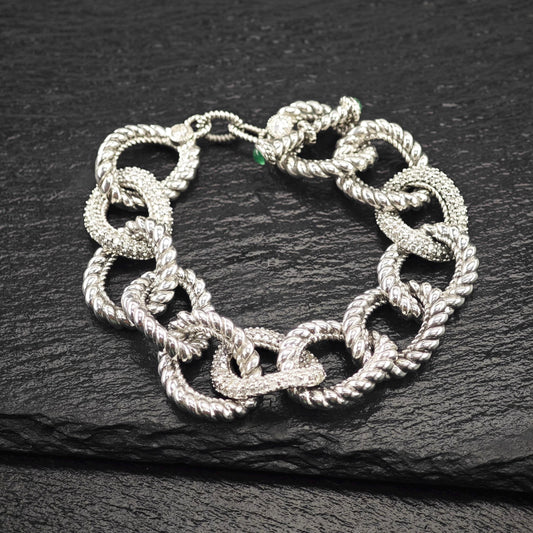 Vintage Judith Ripka Bracelet Sterling Silver