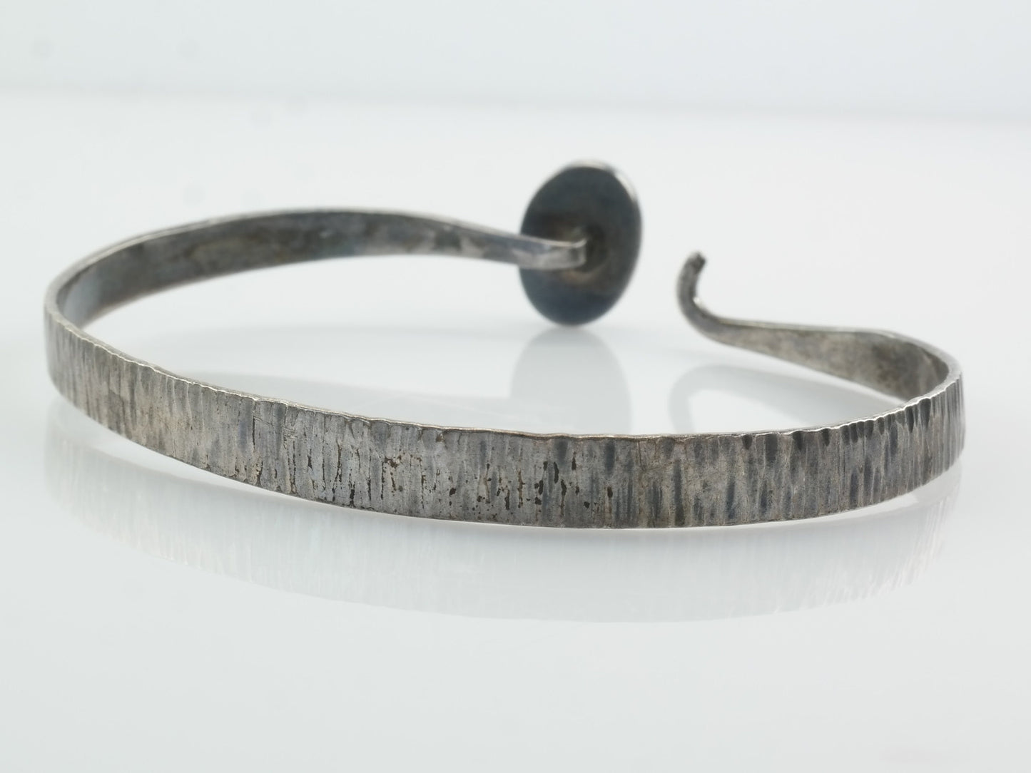 Sterling Silver Cuff Bracelet Moss Agate