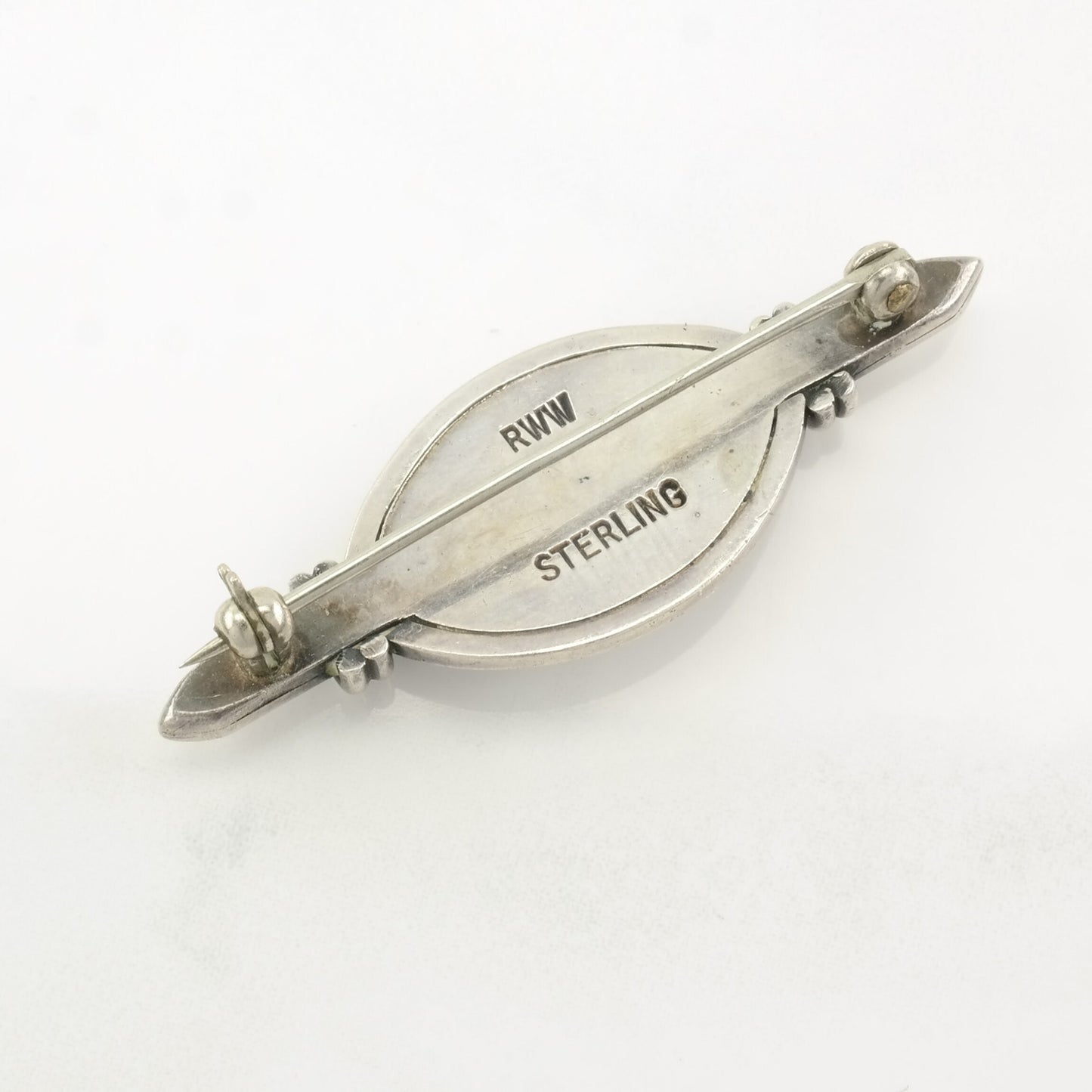 Sterling Silver Brooch Abstract B1570