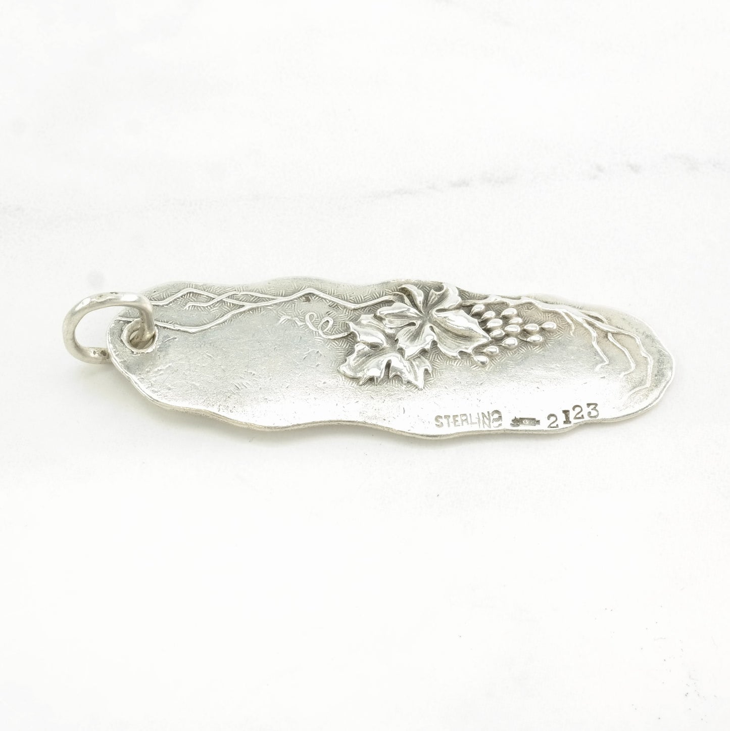 Important Antique Silver Prominent New Yorker Token Art Nouveau Kerr Sterling Pendant