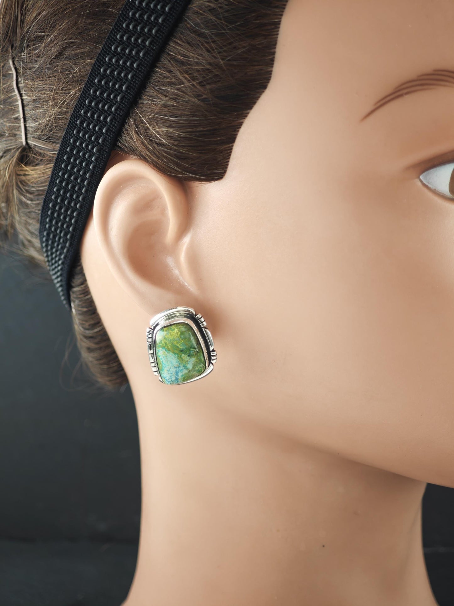 Choice of Native American Stud Earrings Sterling Silver