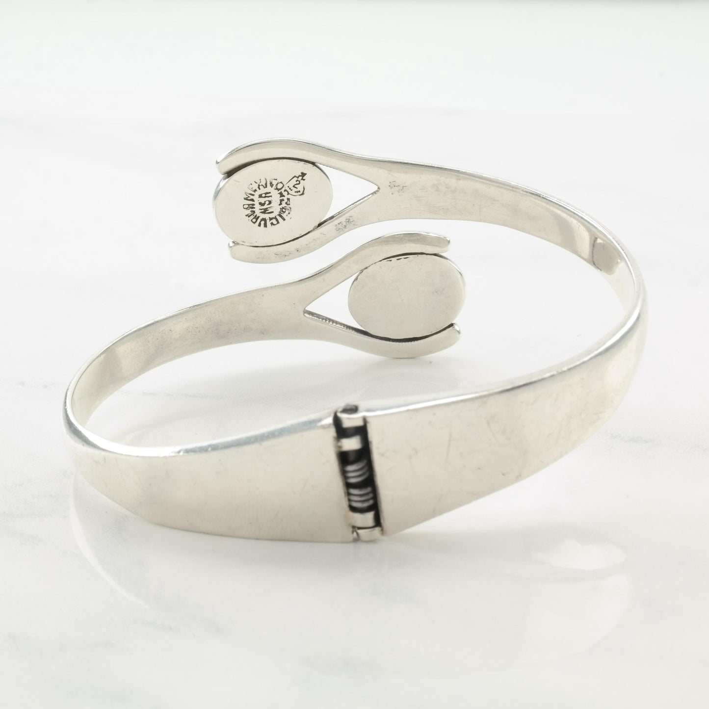 Vintage Taxco Sterling Silver Bangle Bracelet