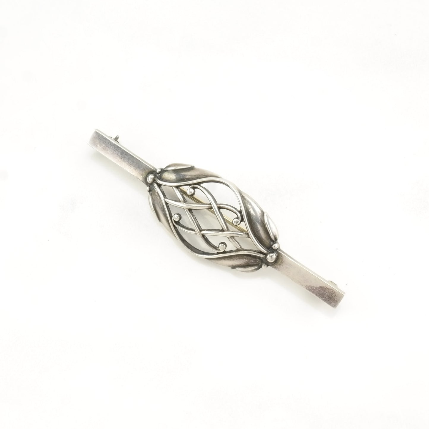 Vintage Georg Jensen Sterling Silver Brooch 288B Floral