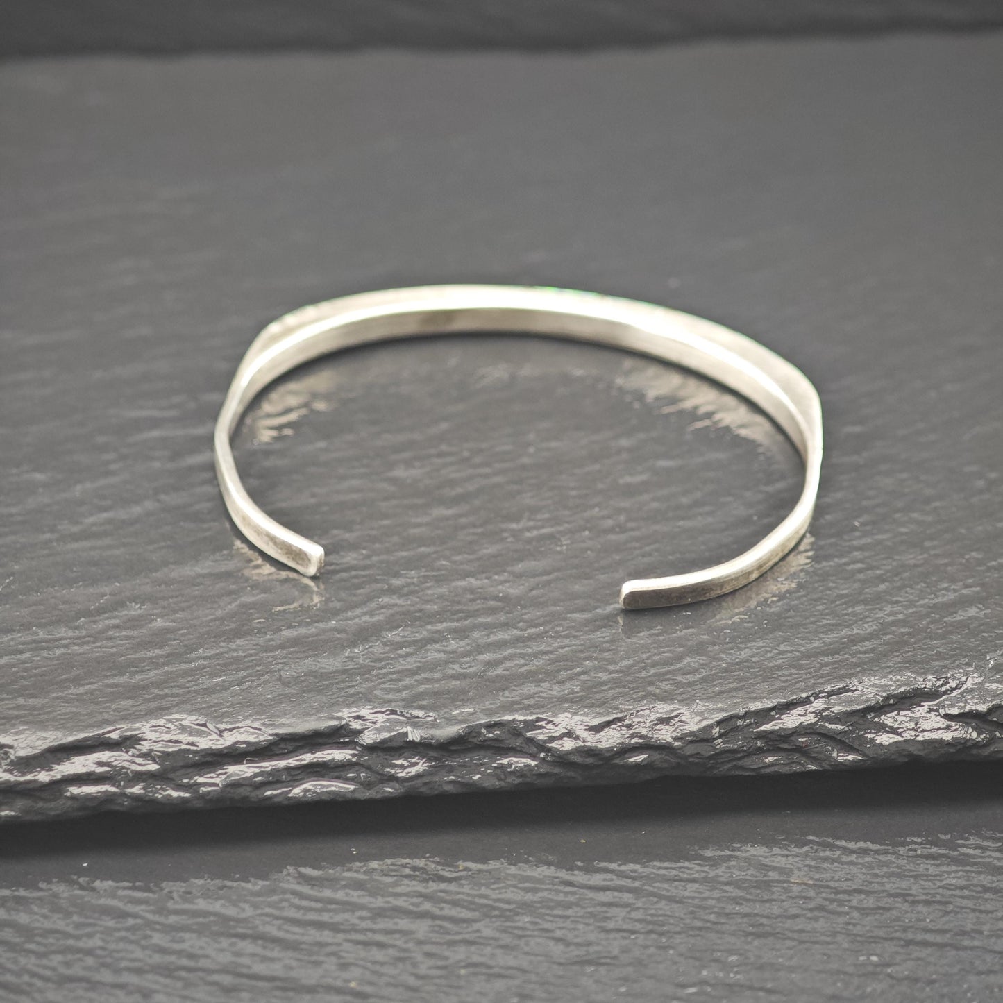 Native American Opal Inlay Cuff Bracelet Sterling Silver