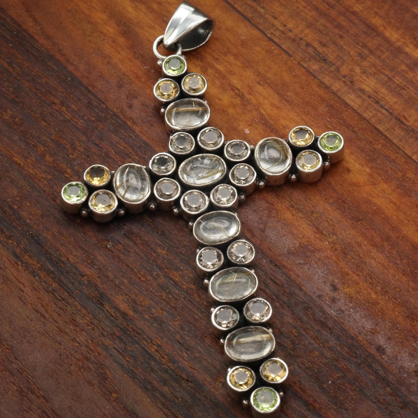 Vintage Nicky Butler Sterling Silver Cross Pendant