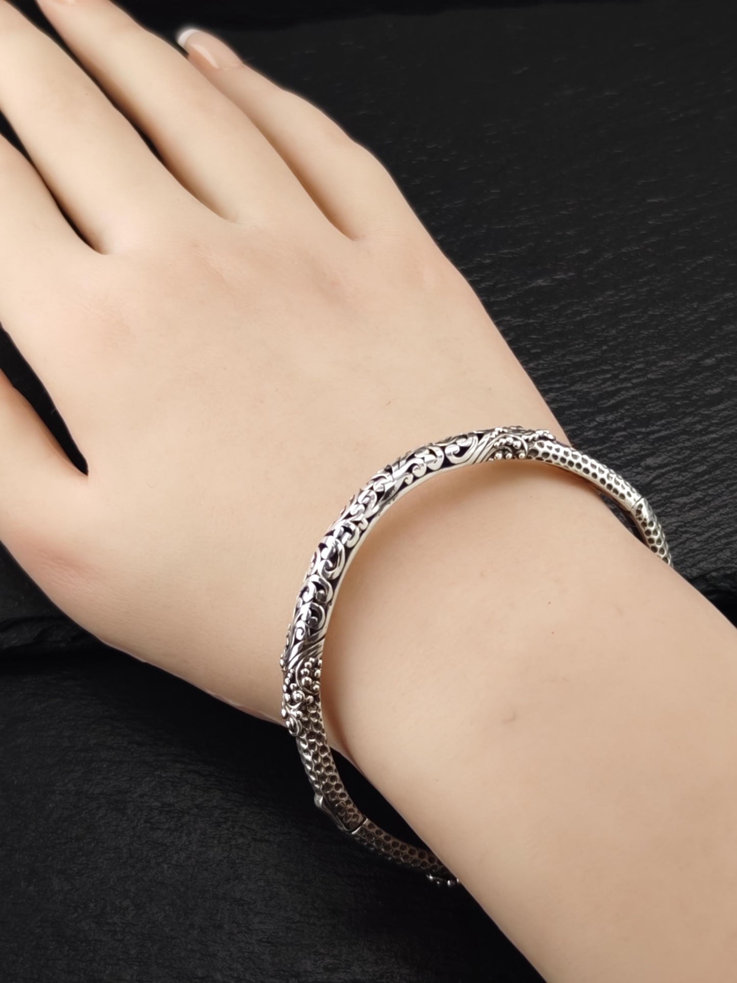 Vintage Sarda, Bangle Bracelets Sterling Silver