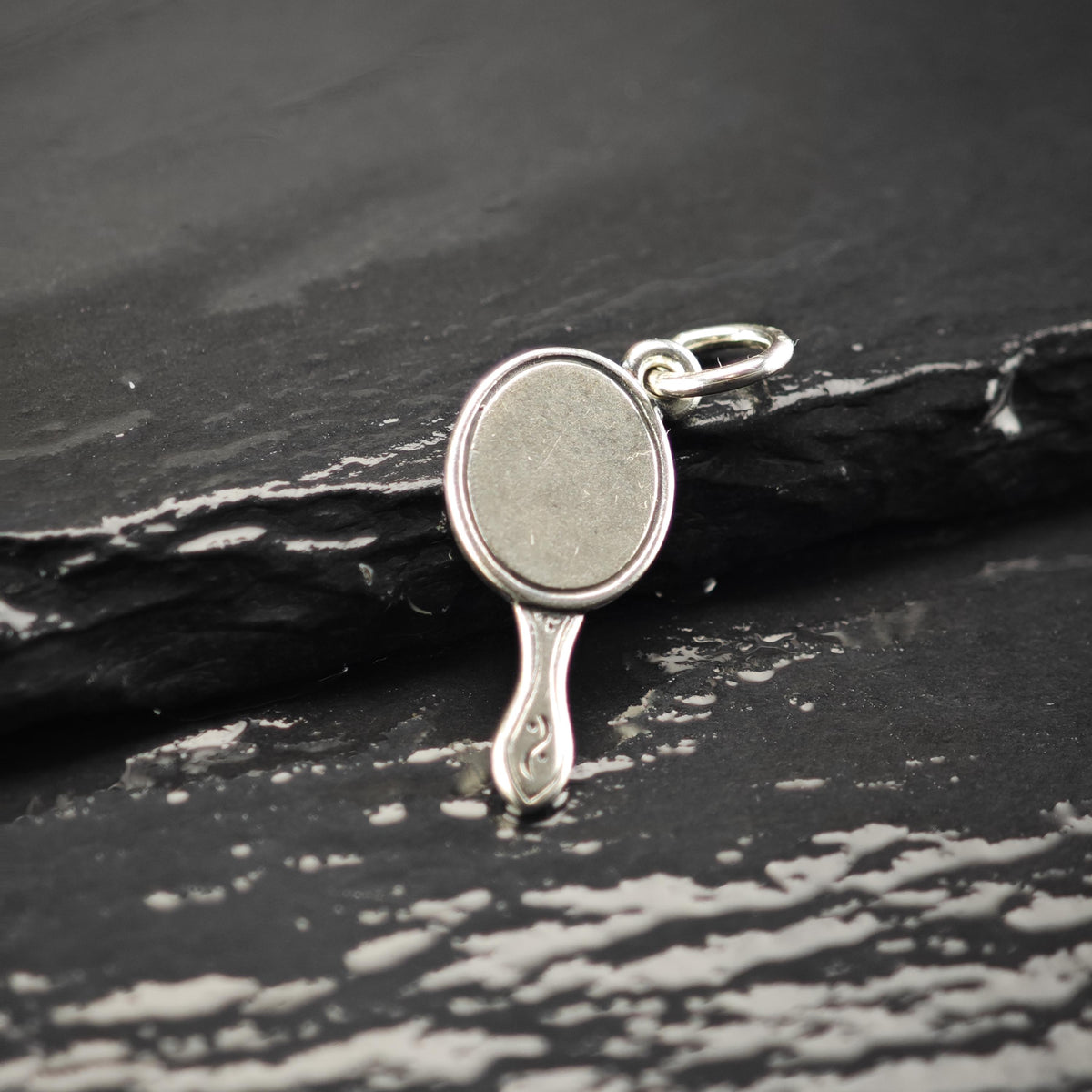 Vintage James Avery Sterling Silver Mirror Charm P3170