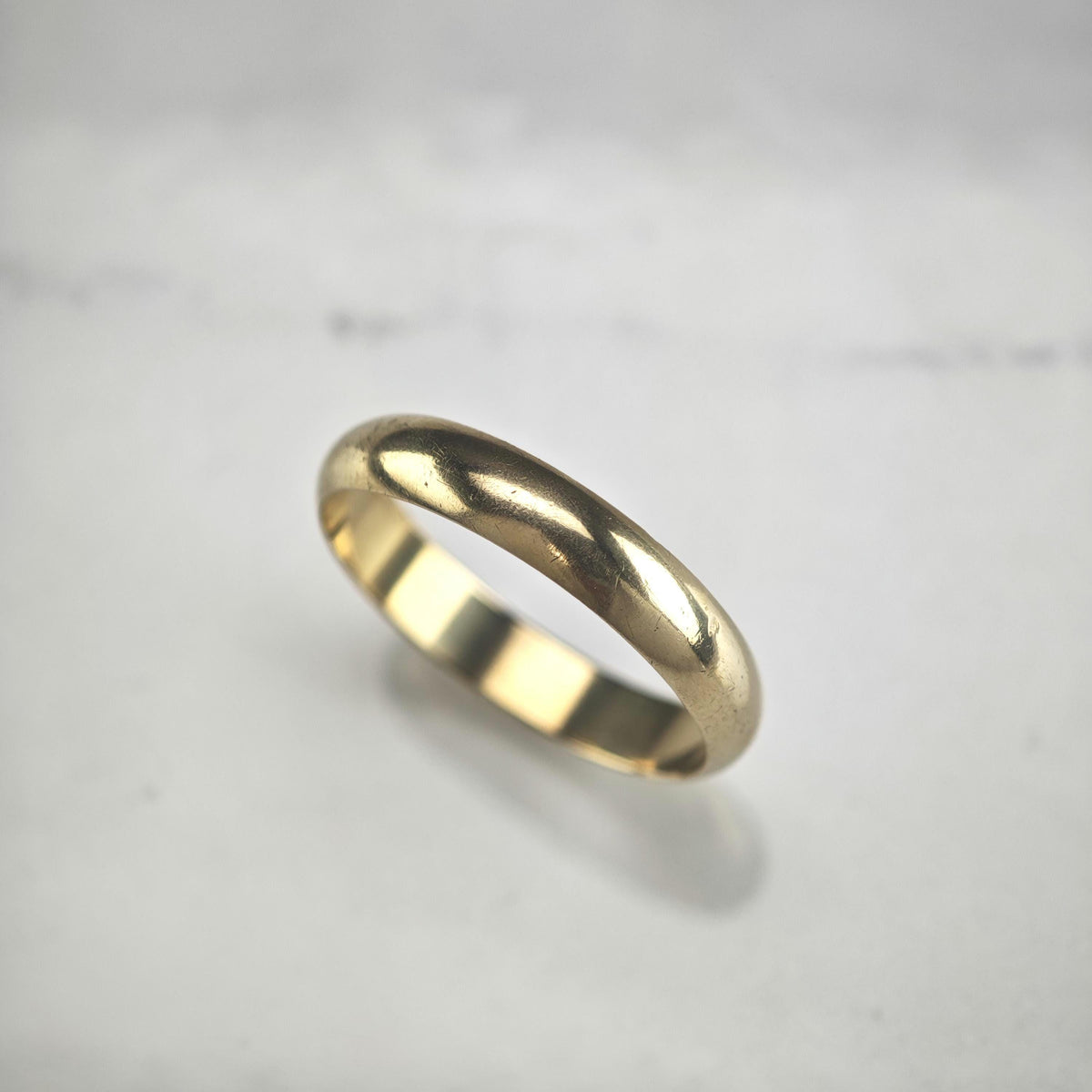 14K Gold Band 4mm Sz 9 3/4 R6792