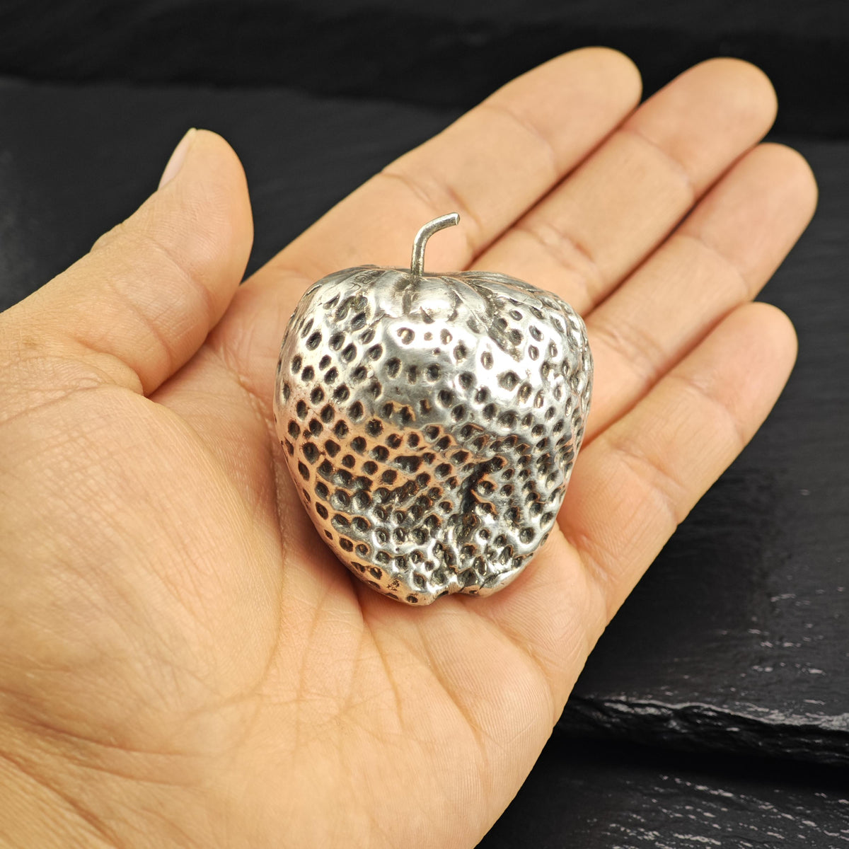 Vintage Silver Strawberry Trinket Sterling Silver MISC0398