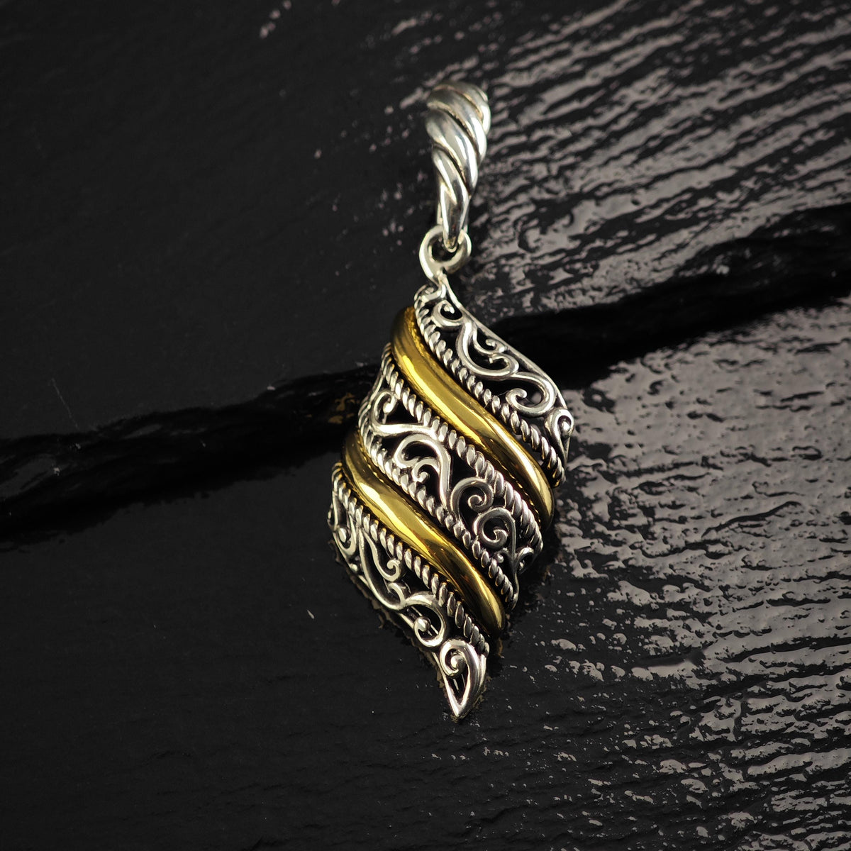 Relios Brass, Carolyn Pollack Sterling Silver Pendant P3156