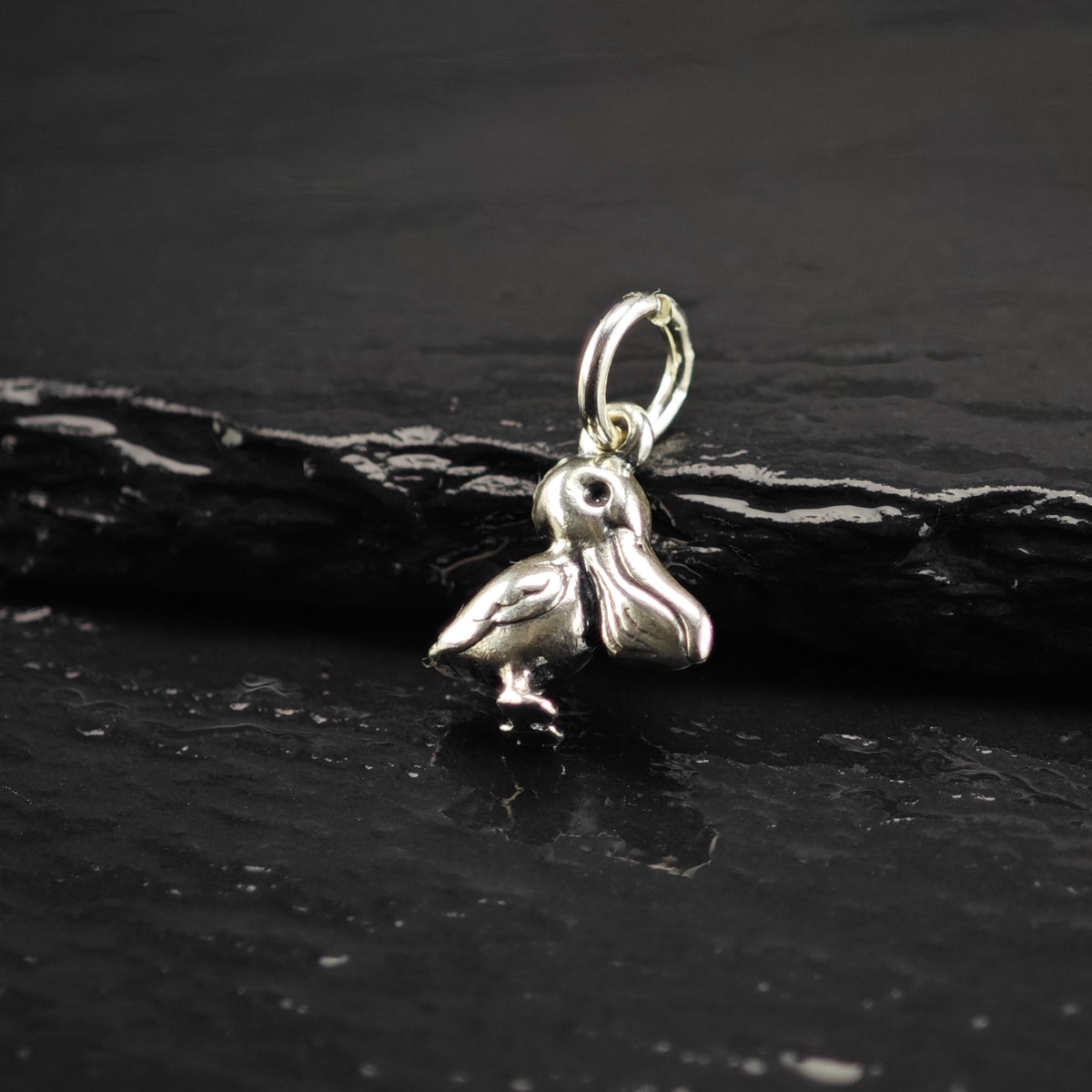 Vintage James Avery Sterling Silver Pelican Bird Charm P3172