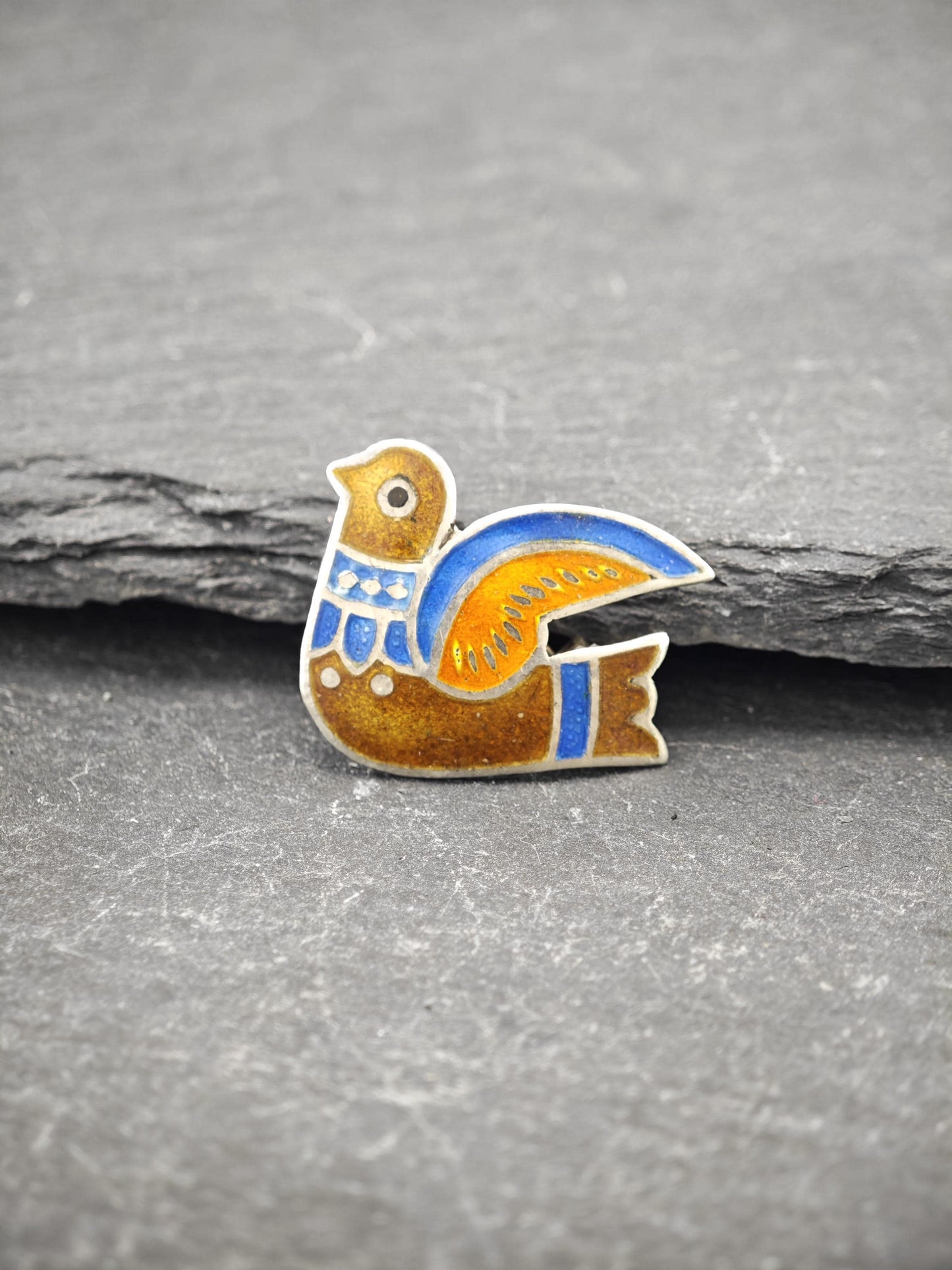 Choice of Enamel, Animal Brooches Sterling Silver