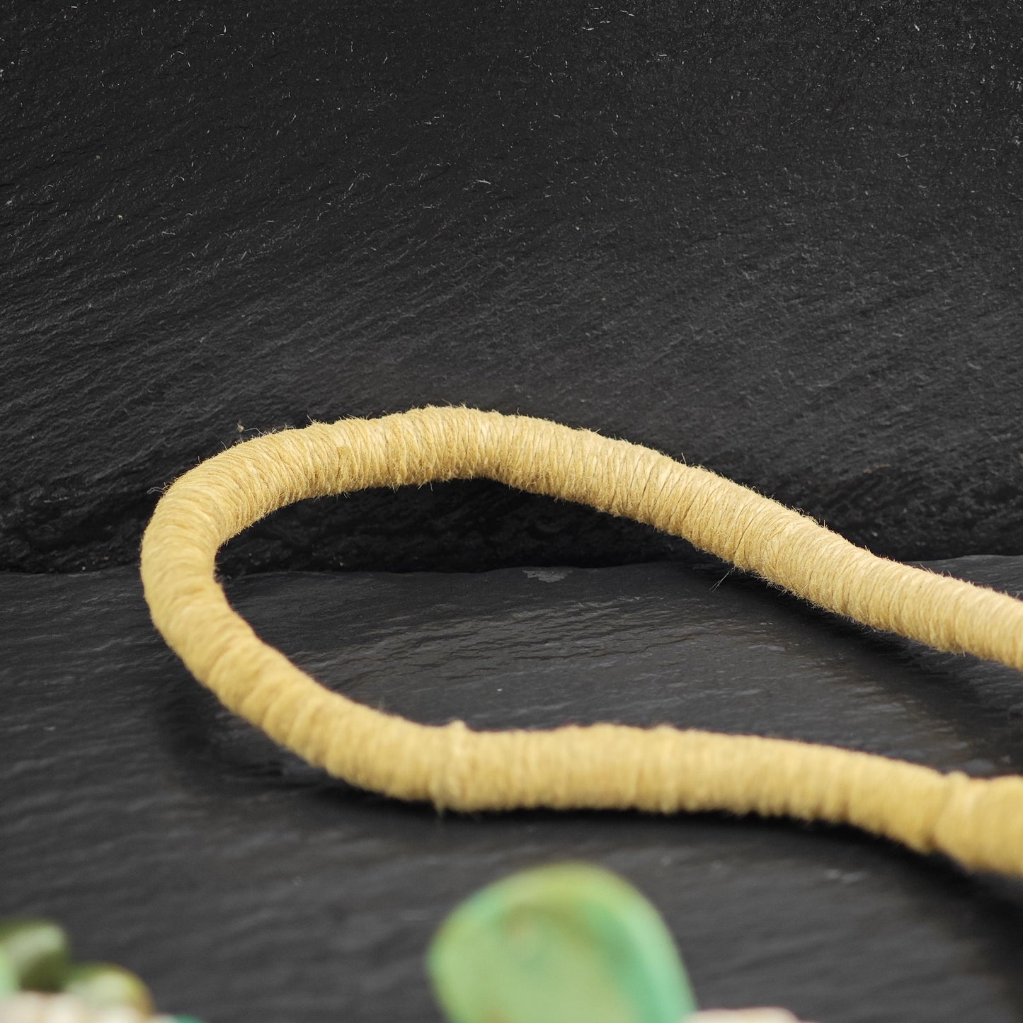 Historic Native American Multicolor Heishi Beaded Necklace N2726