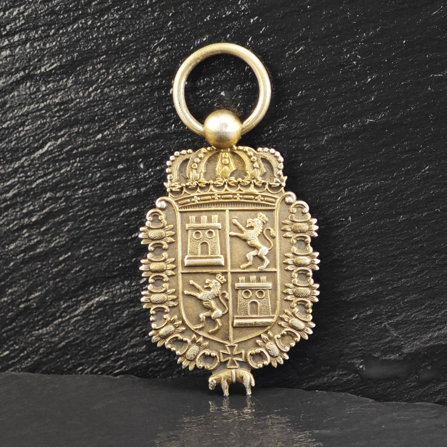 Antique Greenleaf & Crosby Co. Sterling Silver Fob P3066
