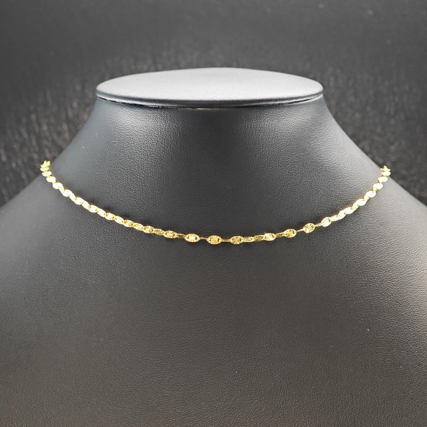 Choice of Sterling Silver Gold Plated Minimalist Chain Necklace 18"/20"/22" N2652