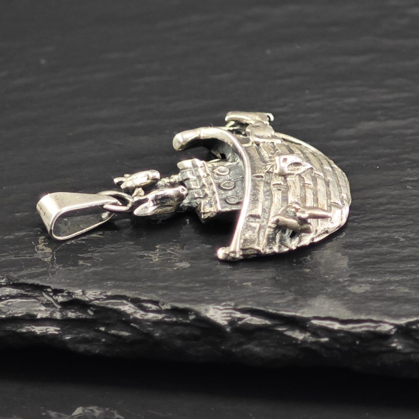 Noah's Ark Sterling Silver Pendant P3044