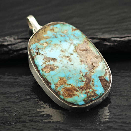 SW Turquoise Sterling Silver Pendant P3069