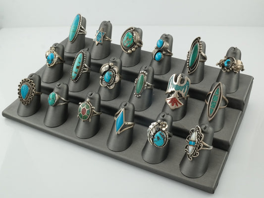 Sterling Silver Turquoise Size 6 Rings Variety