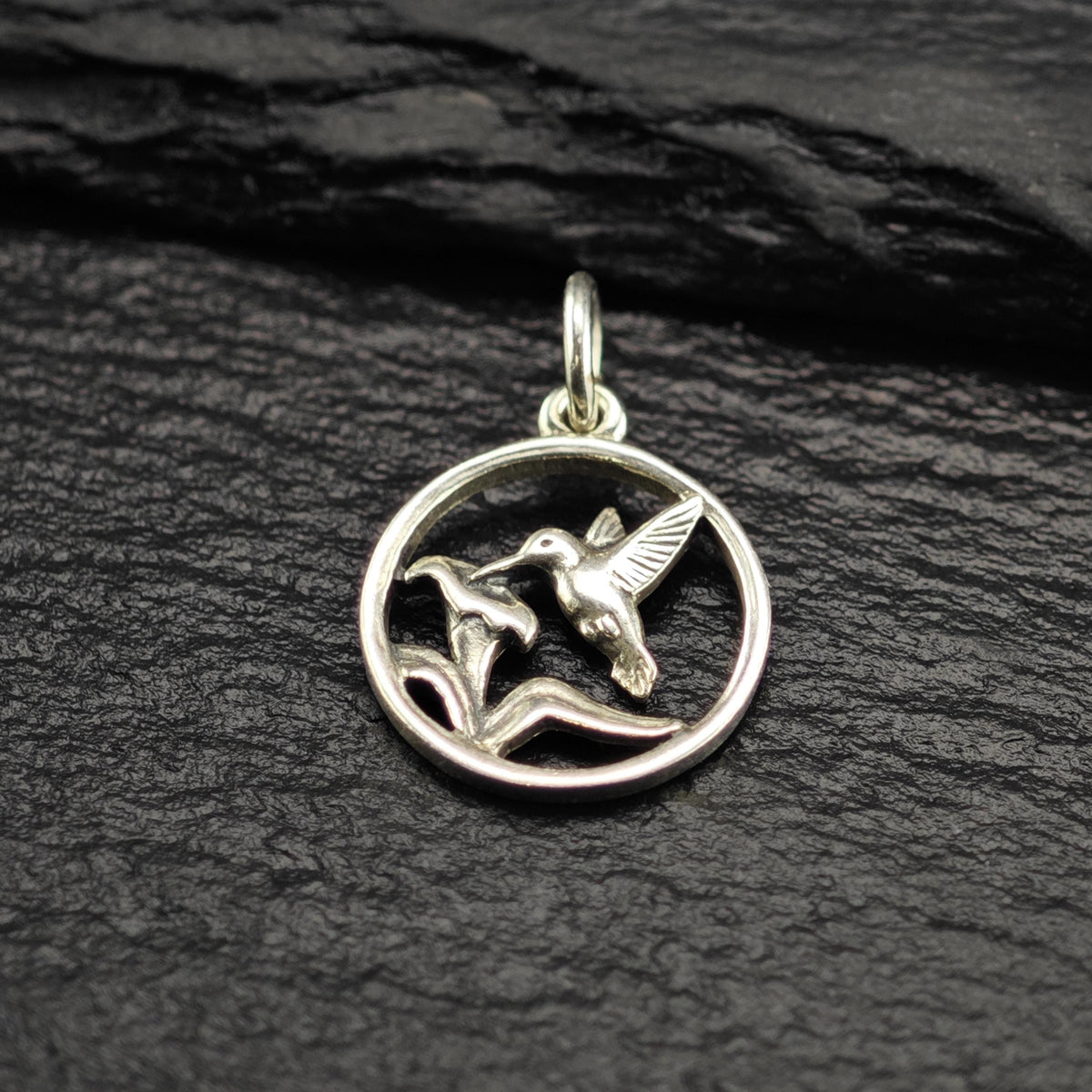Vintage James Avery Sterling Silver Hummingbird Charm P3183