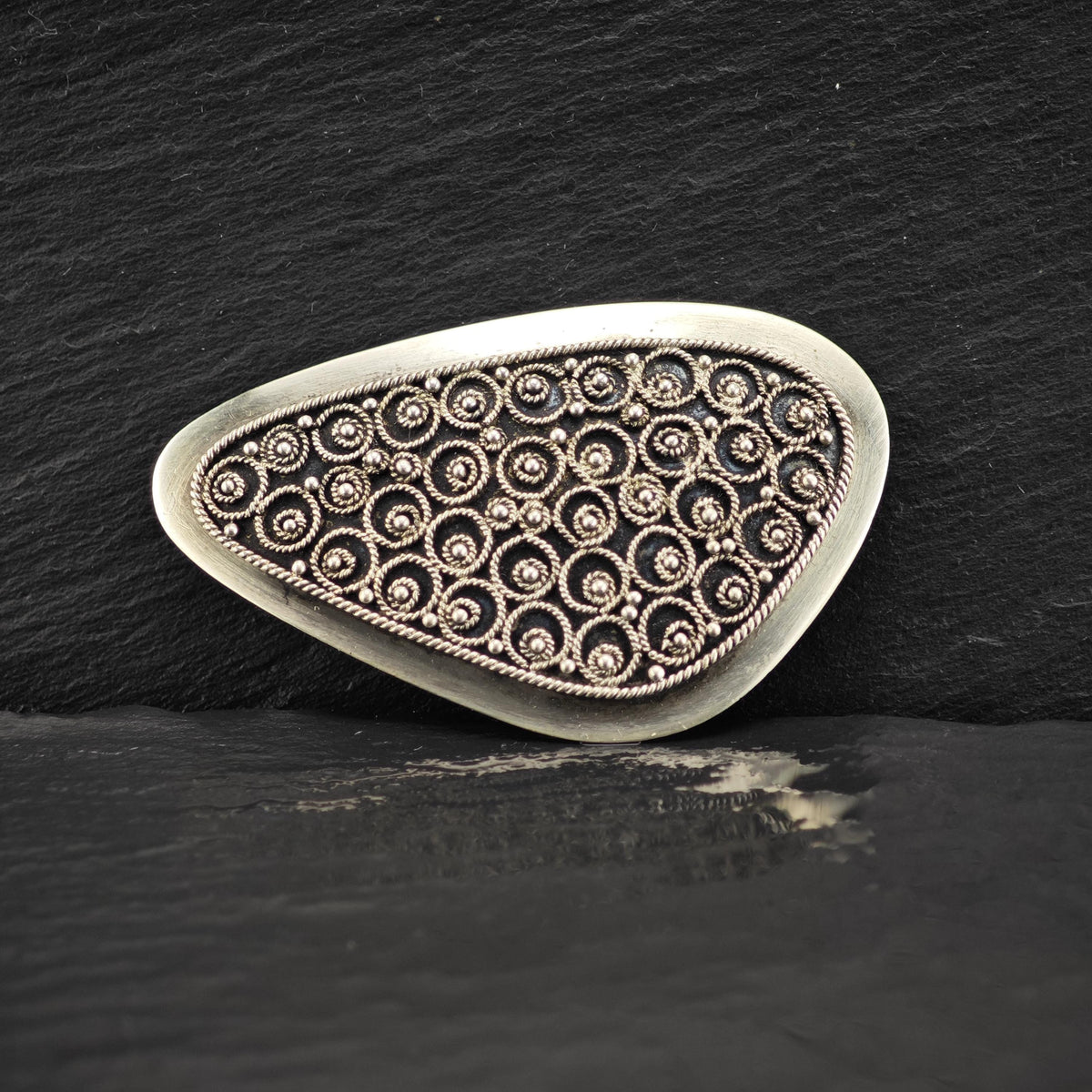 Filigree Sterling Silver Brooch/Pendant B2275