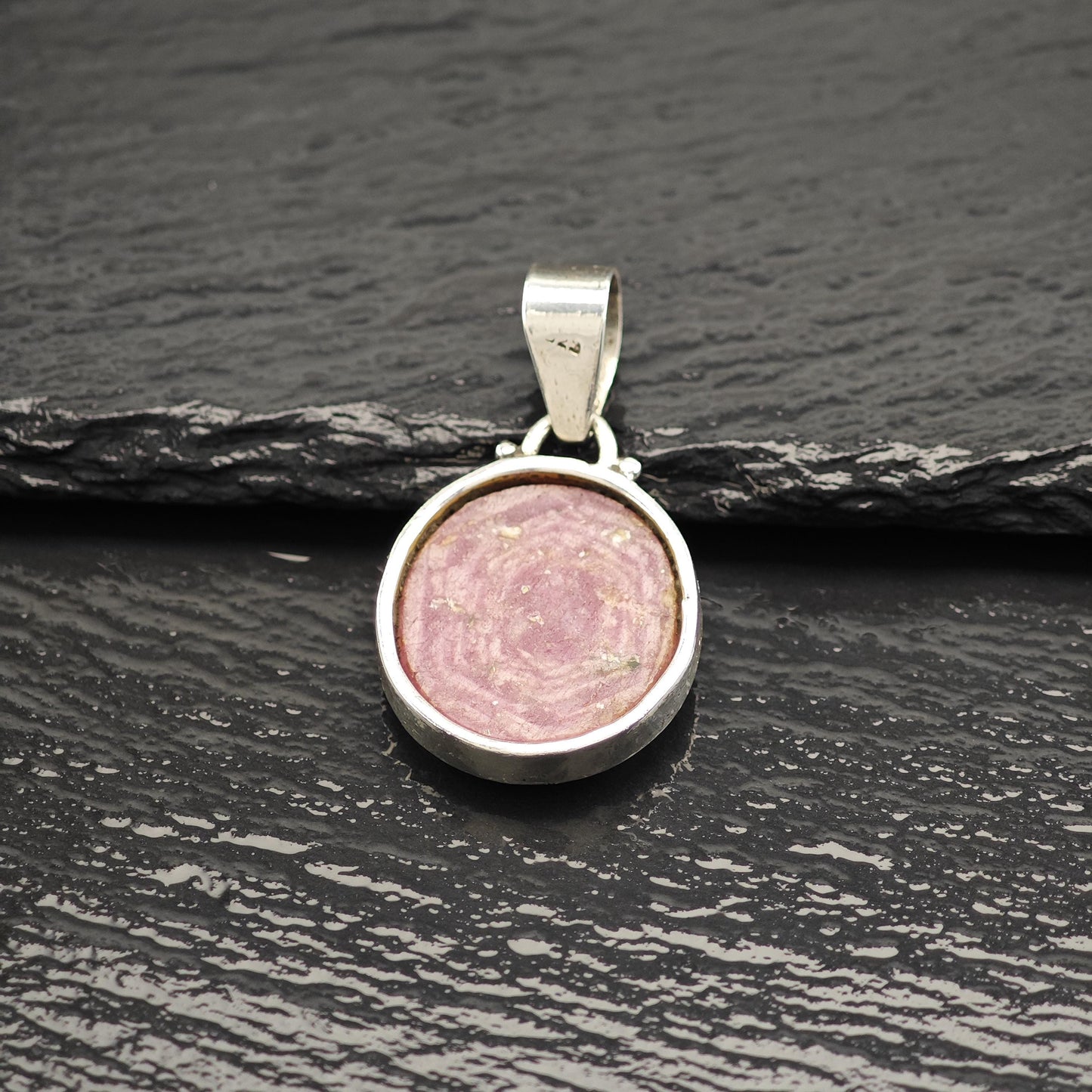 Ruby Corundum Pendant Sterling Silver P2763