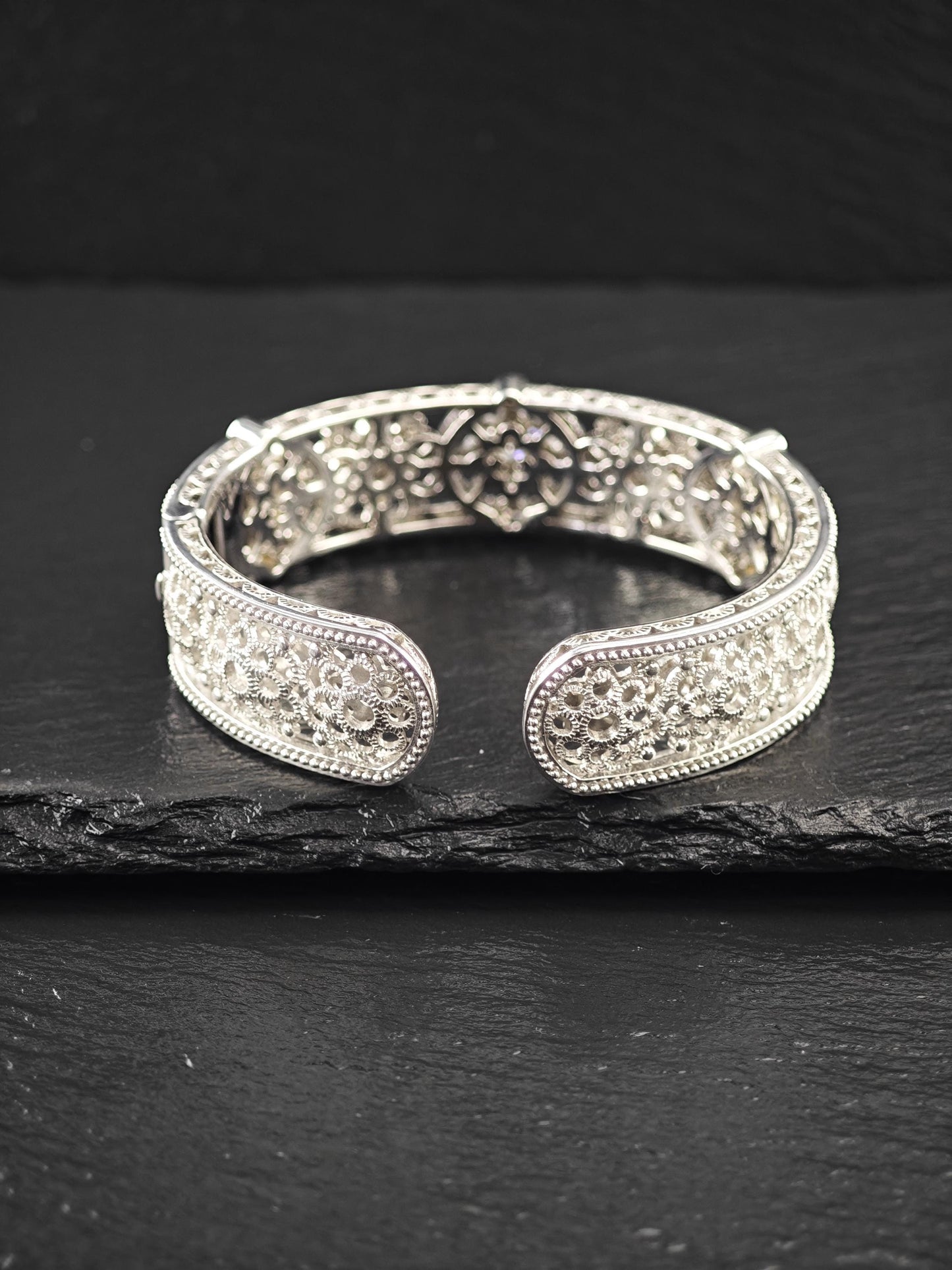 Judith Ripka, DQCZ Bracelet Sterling Silver