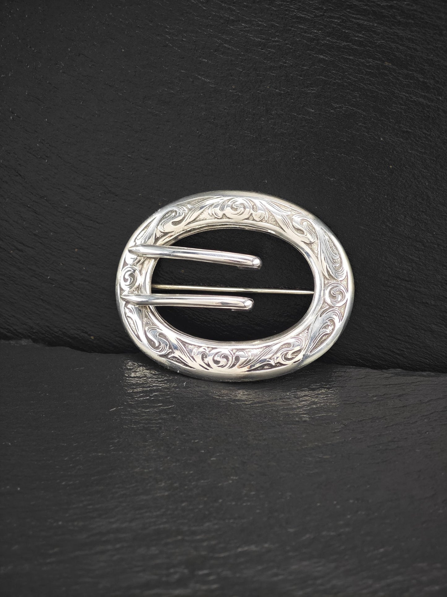 Antique Kerr Art Nouveau, Sash Buckle Sterling Silver