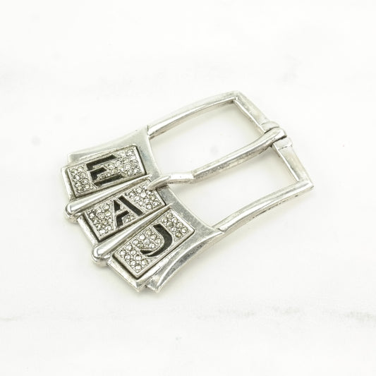 Art Deco "EAJ" Sterling Silver, Belt Buckle, for Replacement Initials