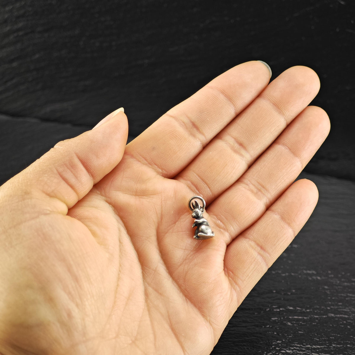 Vintage Retired James Avery Sterling Silver Rabbit Charm P3168