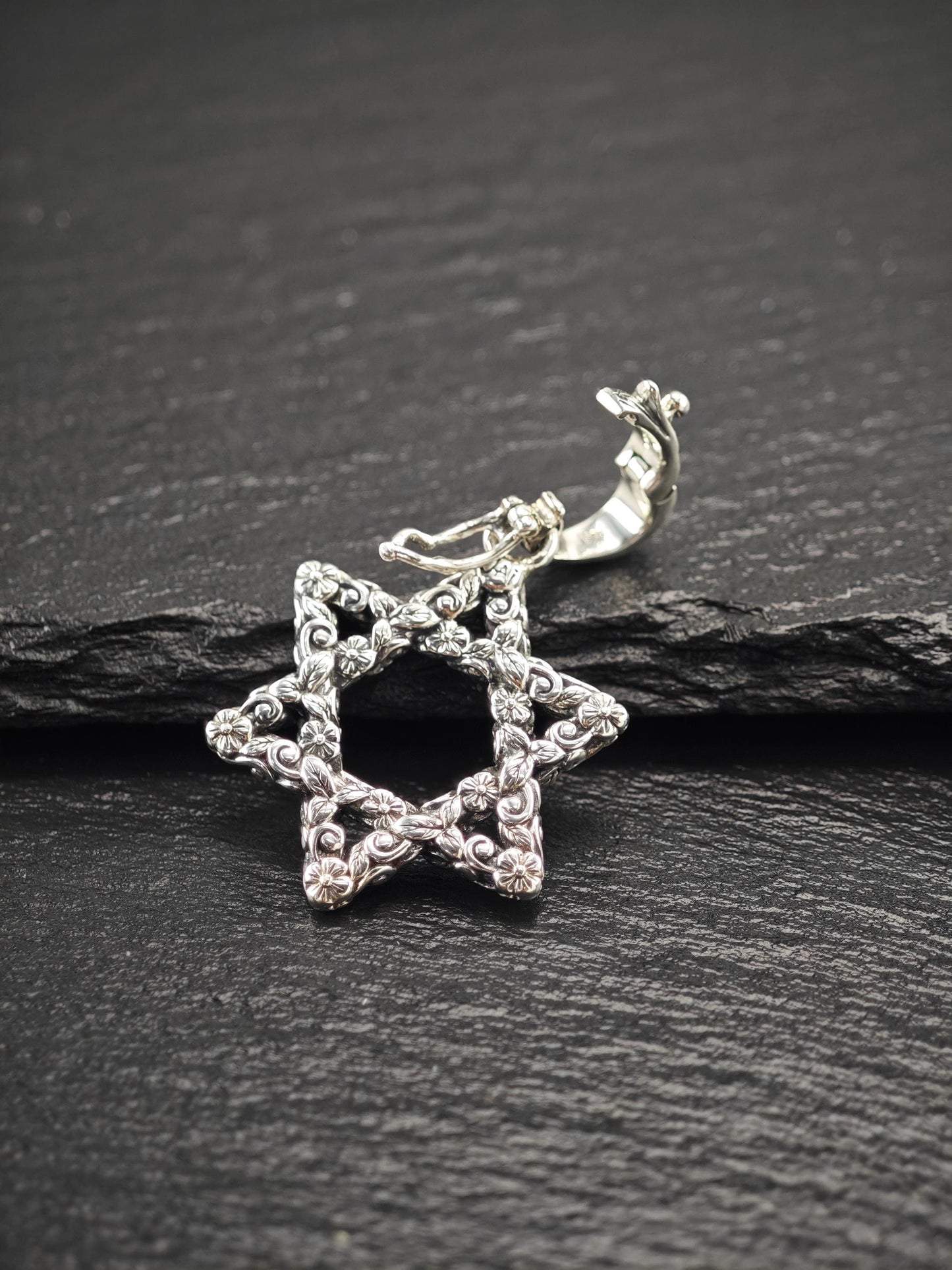 Jai Star of David Necklace Sterling Silver N2483