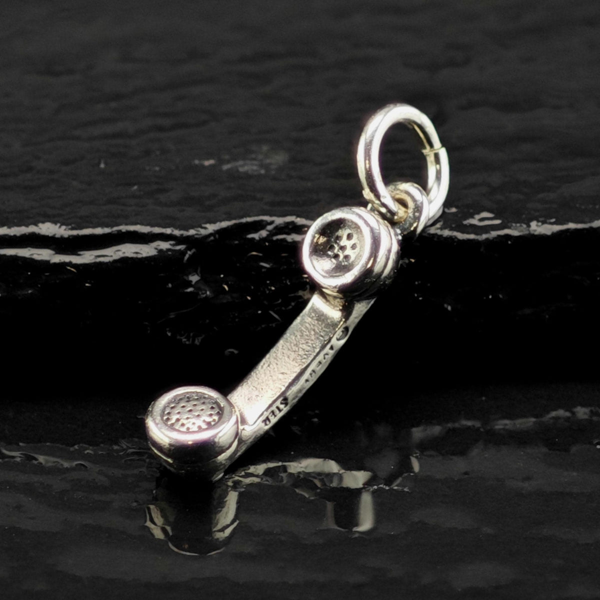 Vintage James Avery Sterling Silver Telephone Charm P3186