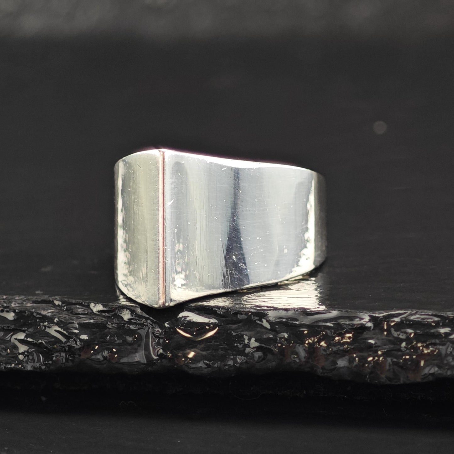 FROM Abstract Sterling Silver Ring Sz 8 R6555