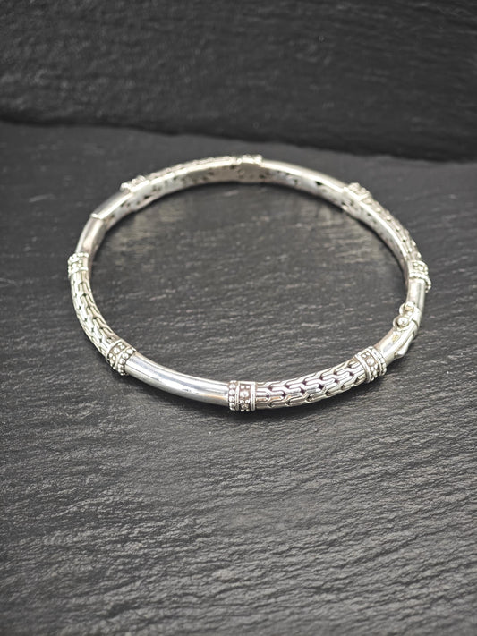 Vintage Sarda, Bangle Bracelets Sterling Silver BR2838