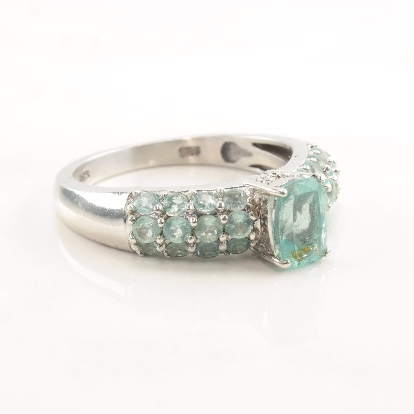 STS Silver Ring CZ Size 7