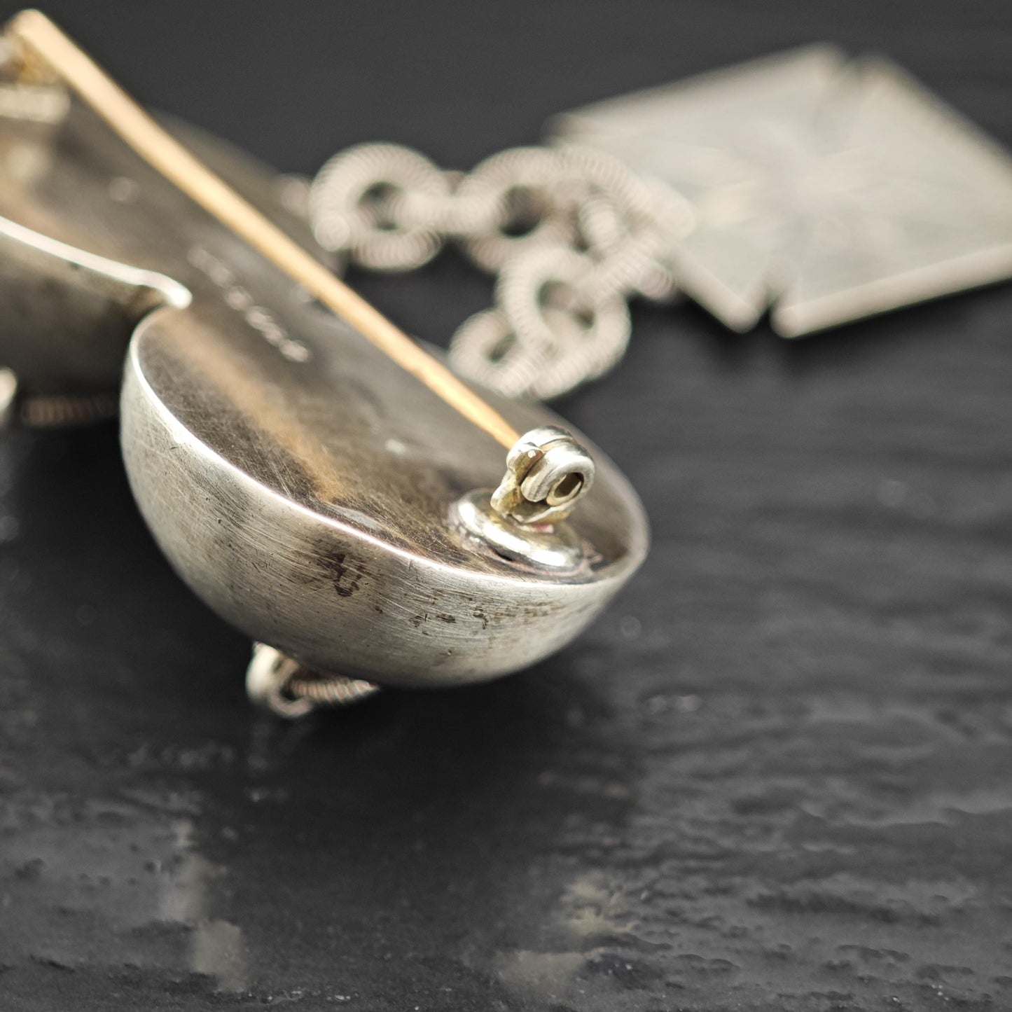 Vintage Oxo Norway Sterling Silver Brooch
