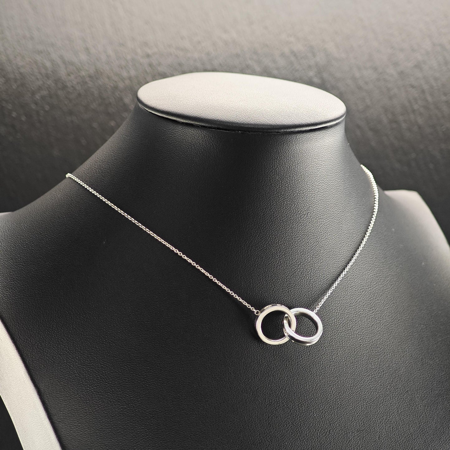 Tiffany Interlocking Circles 1837 Necklace Sterling Silver