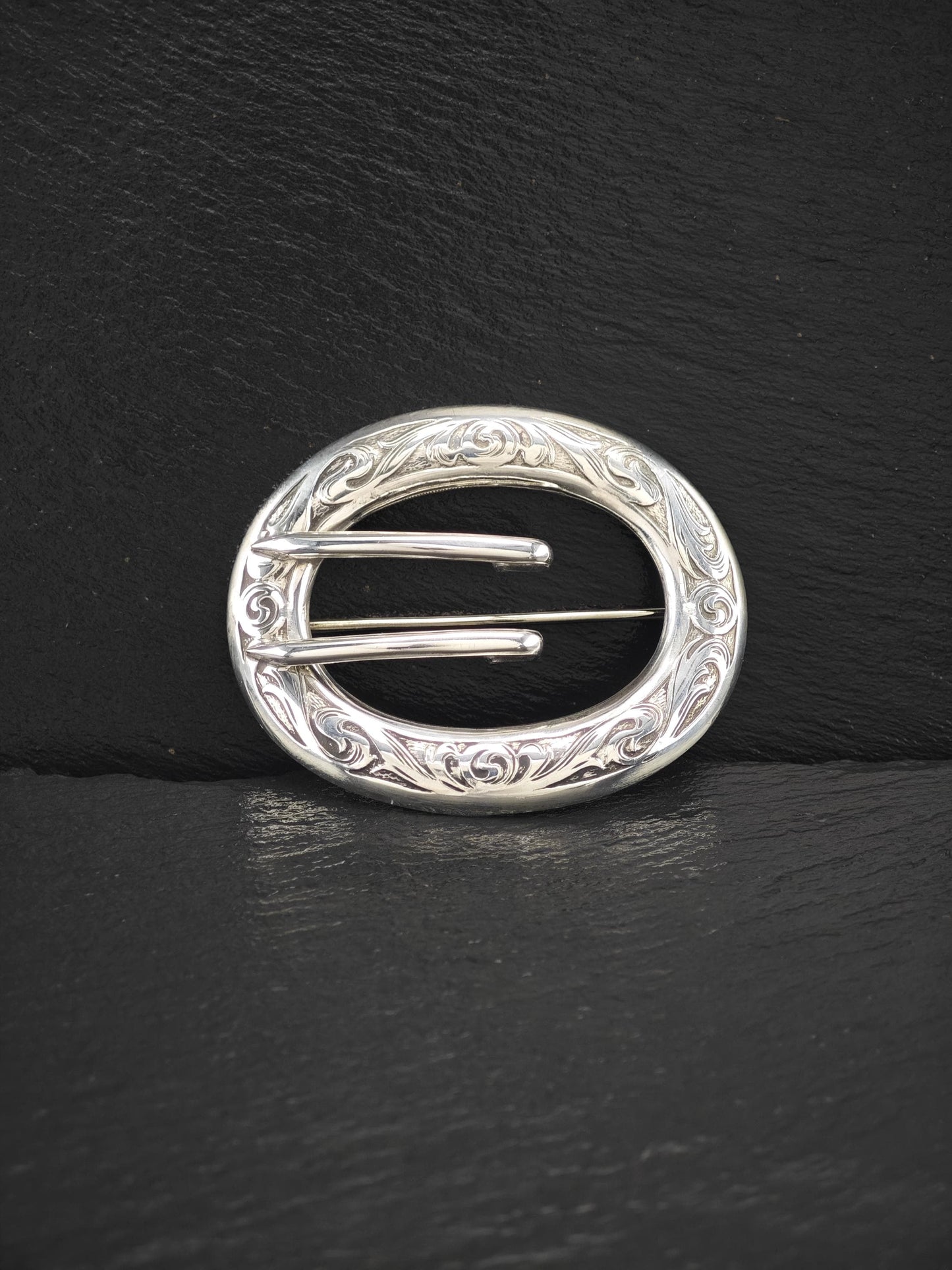 Antique Kerr Art Nouveau, Sash Buckle Sterling Silver