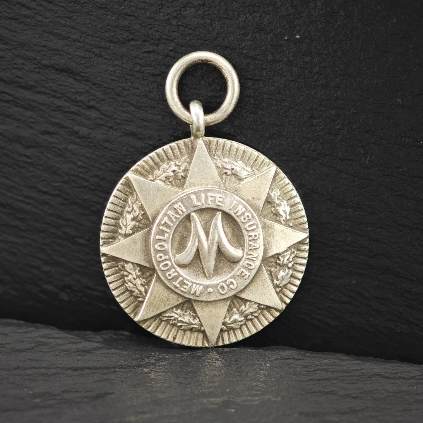 Art Deco Tiffany MetLife Pendant Sterling Silver P2792