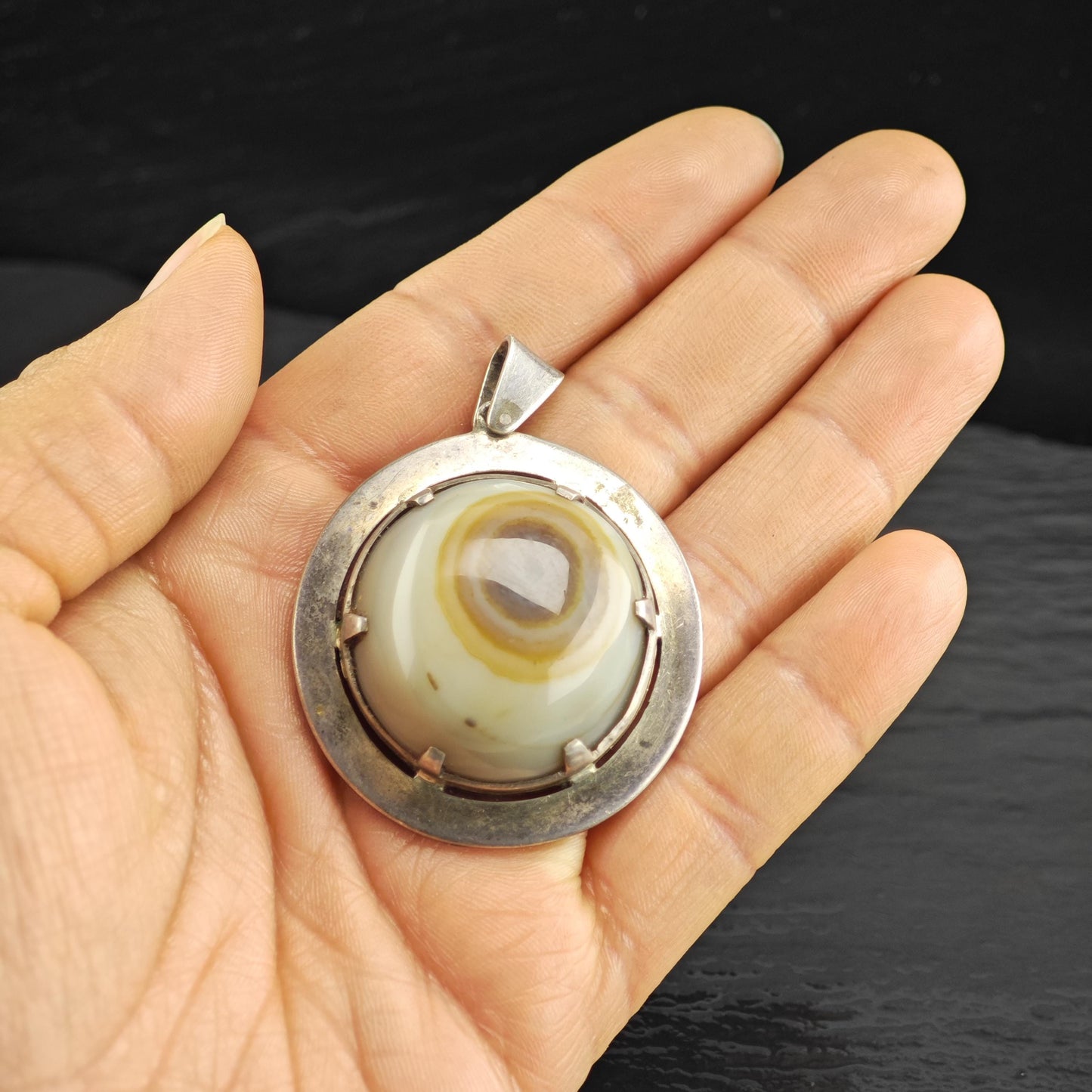 Whatchu Looking At Sterling Silver Pendant P3054