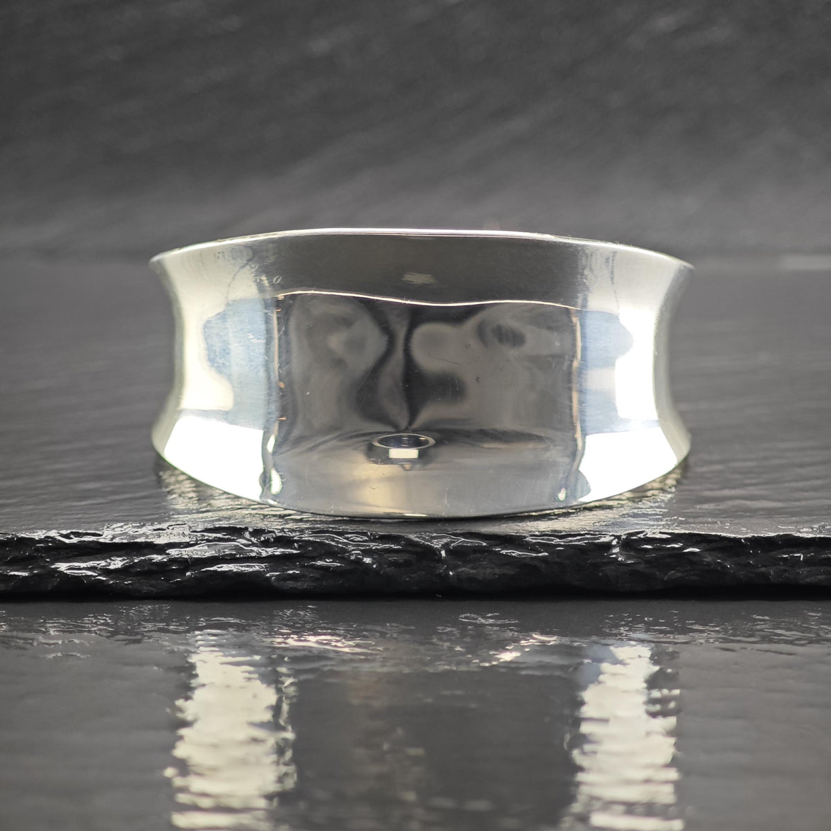 Taxco Ballesteros Modernist Sterling Silver Cuff Bracelet Sz 6 3/4" BR3185