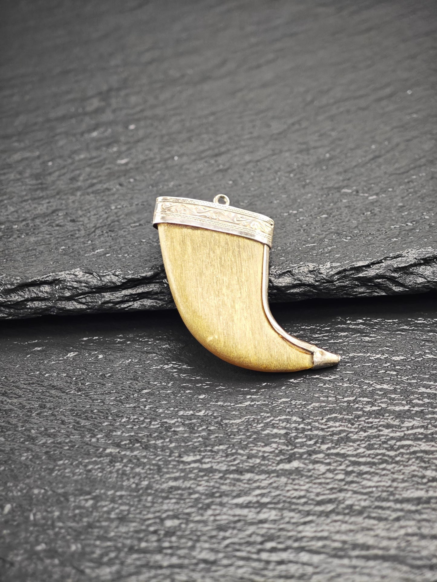 Antique Tribal Pendant Sterling Silver P2729