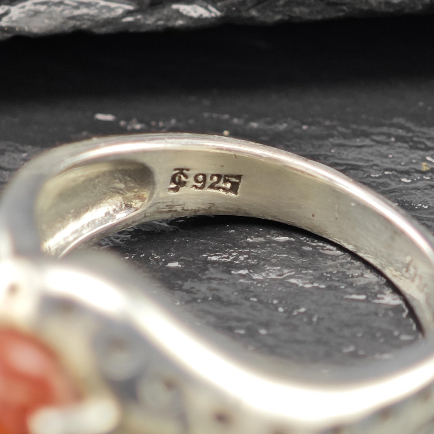 Red Jasper Ring Sterling Silver Jewelry Size 7 R6140