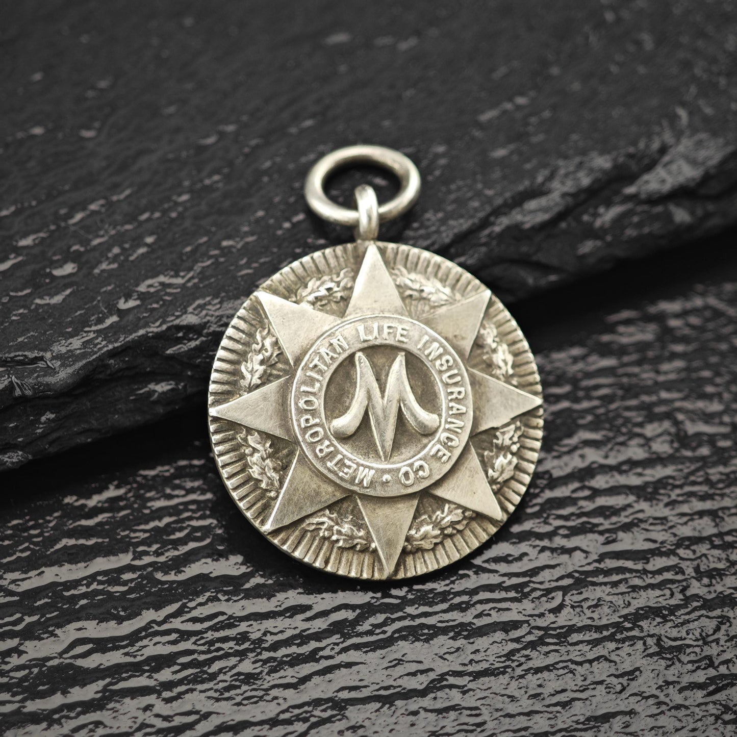 Art Deco Tiffany MetLife Pendant Sterling Silver P2792