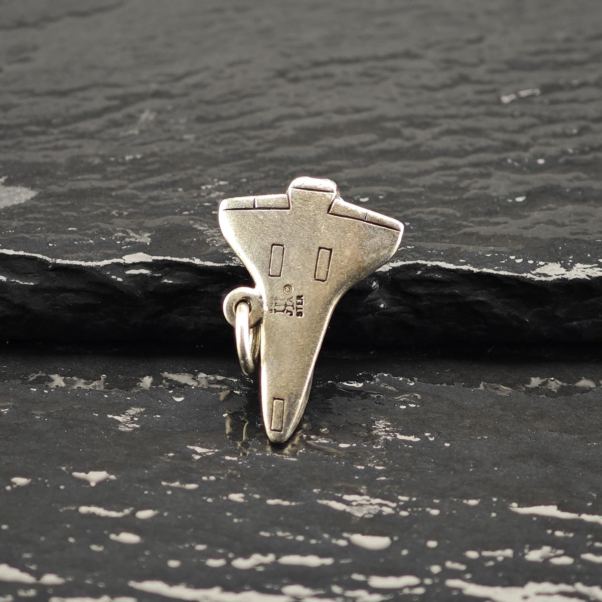 Vintage Retired James Avery Sterling Silver Airplane Charm P3166