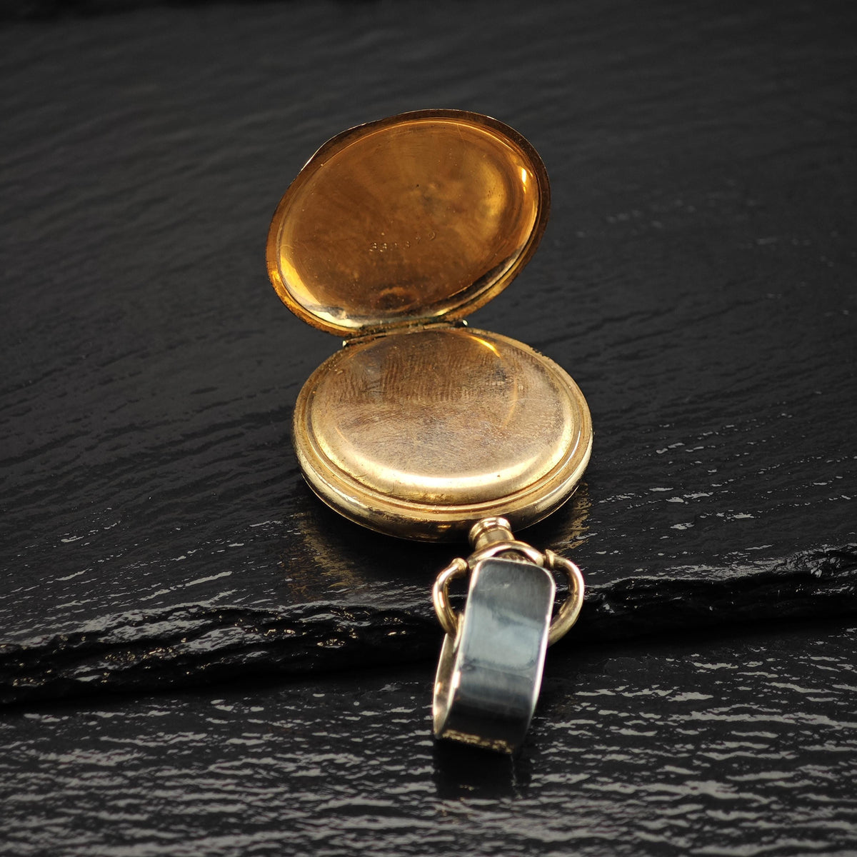 AS IS Antique Art Nouveau Swallow Pocket Watch Case MISC0439