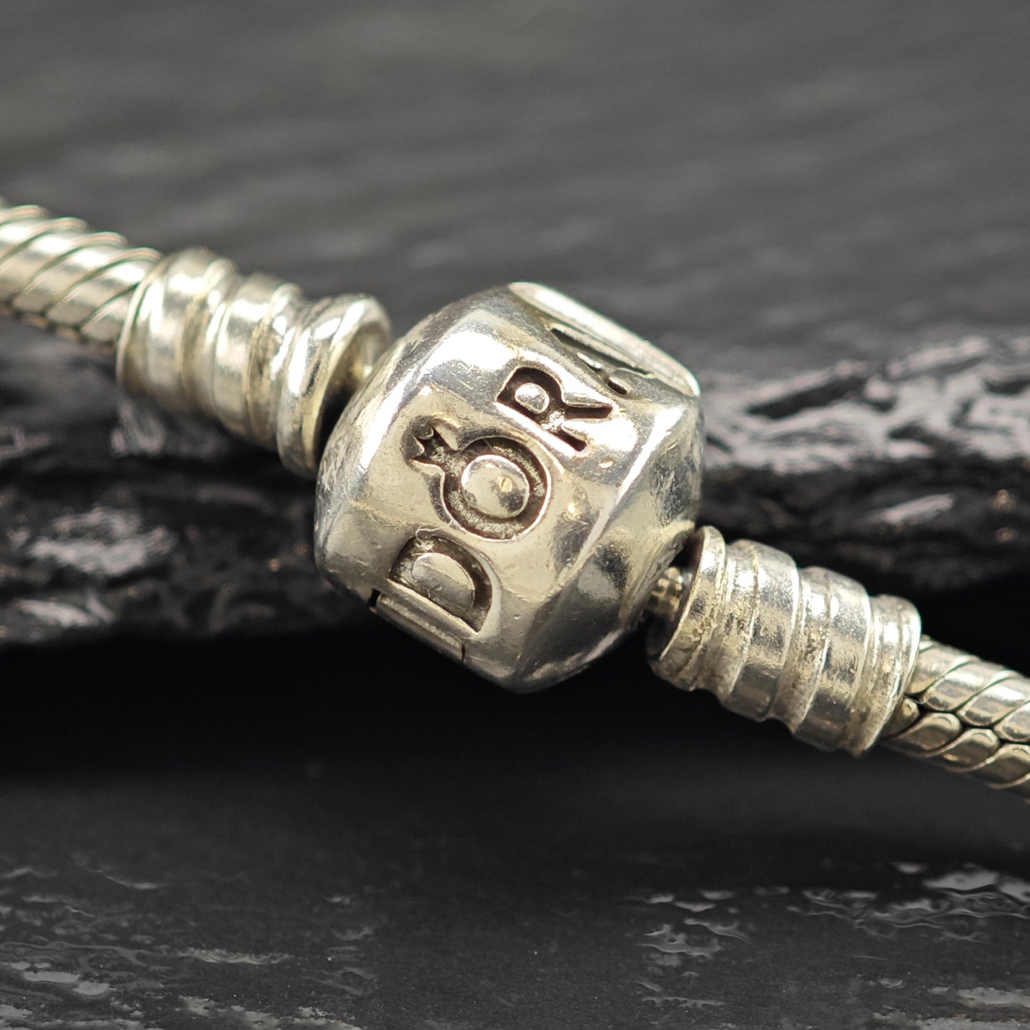 Vintage Pandora Bracelet Sterling Silver 9" BR3034