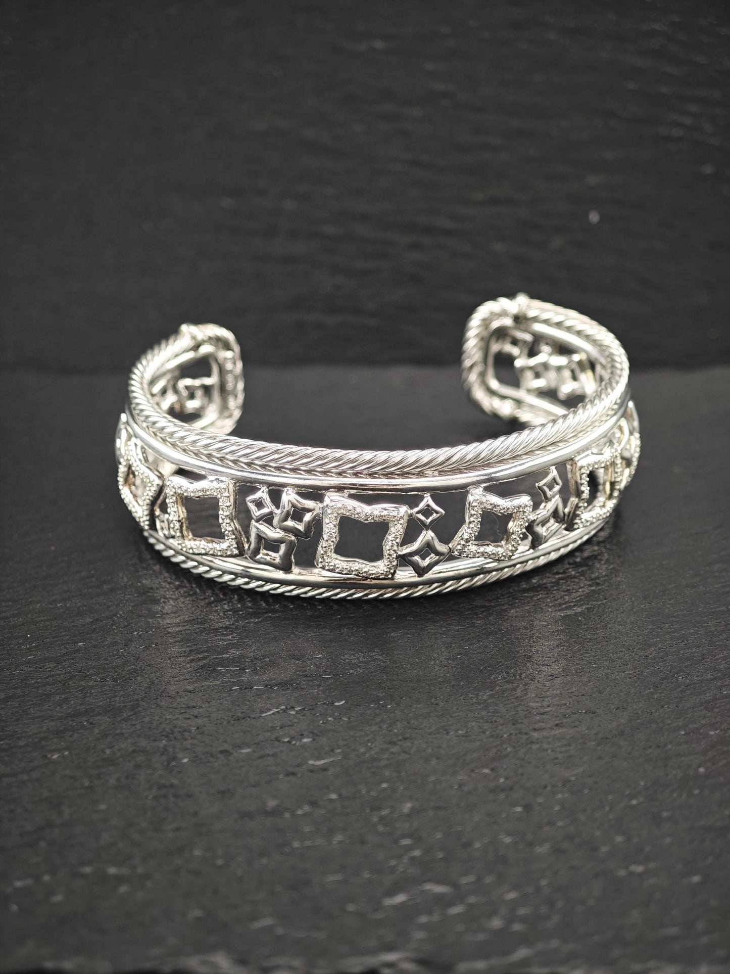 David Yurman Cuff Bracelet Sterling Silver